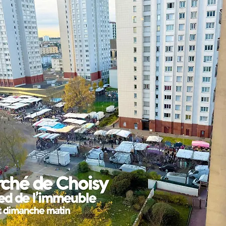Apartment Cosy T3 - Rer C 400m Choisy-le-Roi